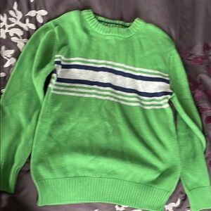 Green Striped Boy’s Sweater